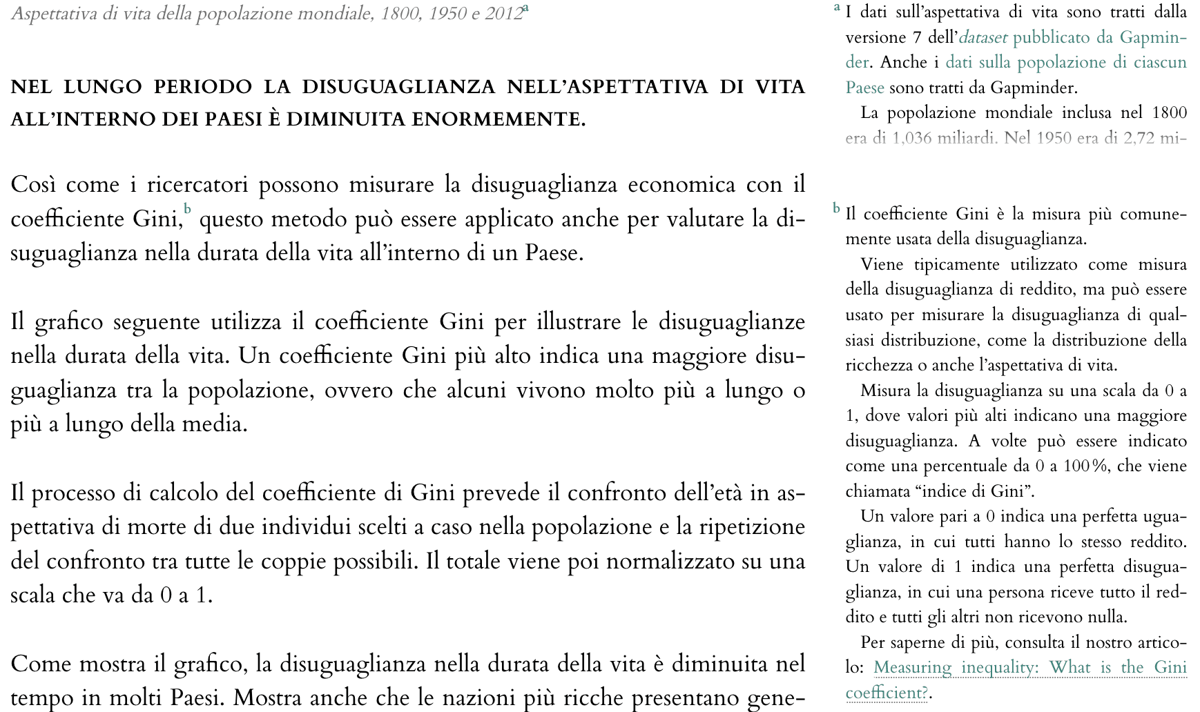 Screenshot che evidenzia le note a margine